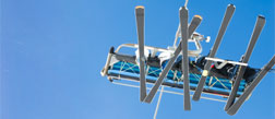 skiers on the lift